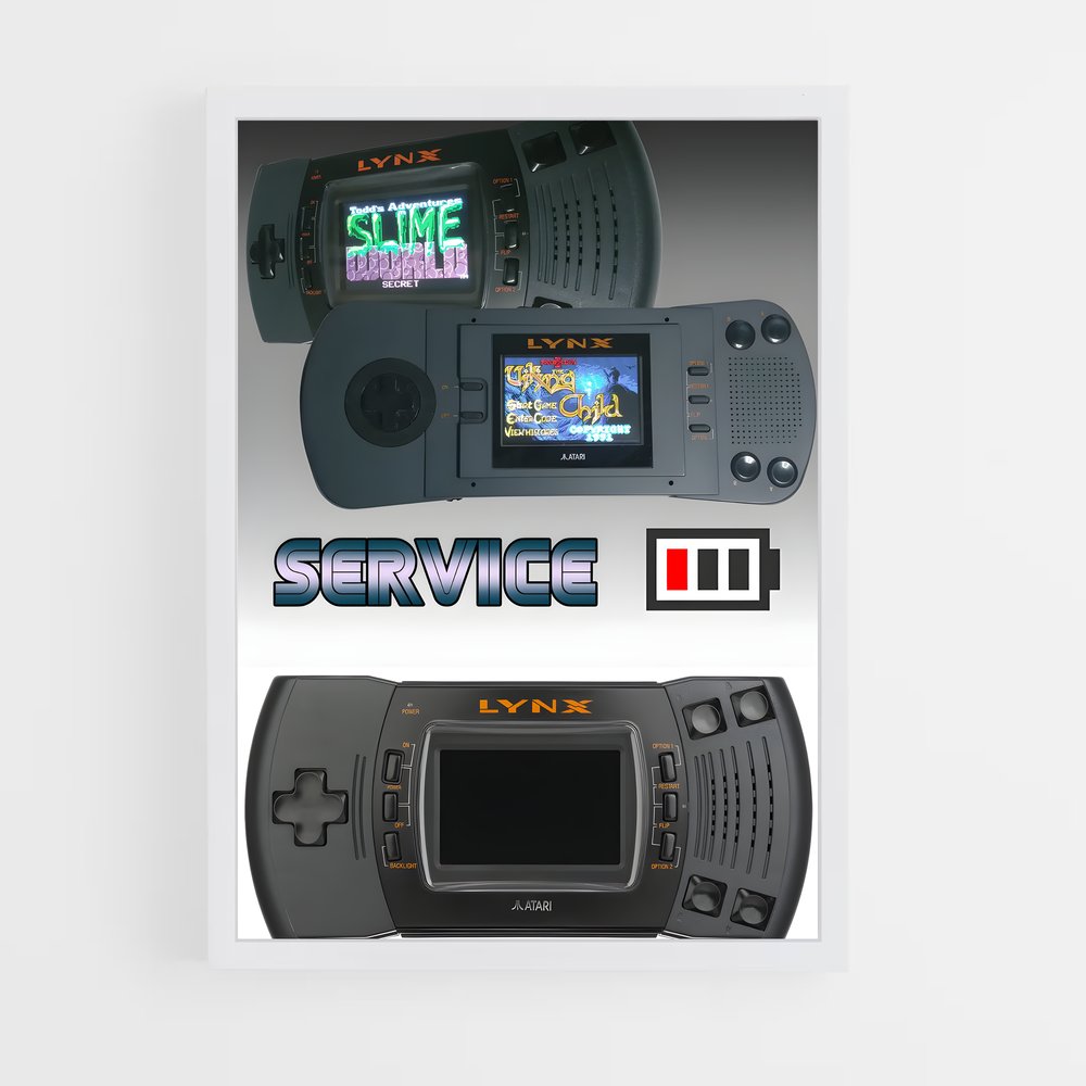 Poster Atari Lynx Adventure – affiche Consoles (vue 3)